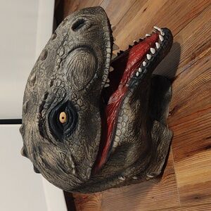 Jurassic World Indominus Rex Vinyl Halloween Mask - Adult Size